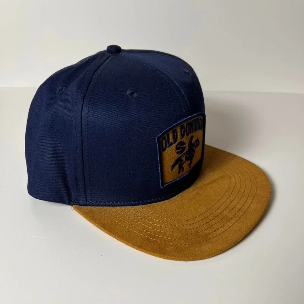 Old‎ Dominion Band Navy Blue Suede Snapback Hat - Picture 2 of 5